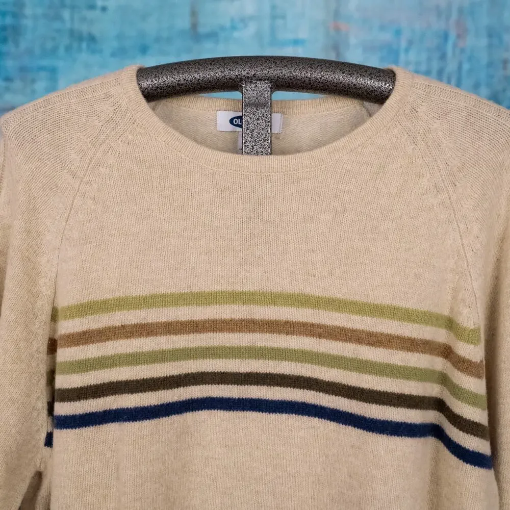 Old Navy Men's Lambswool Pullover Sweater SZ XXL Preppy Casual Academia Classic